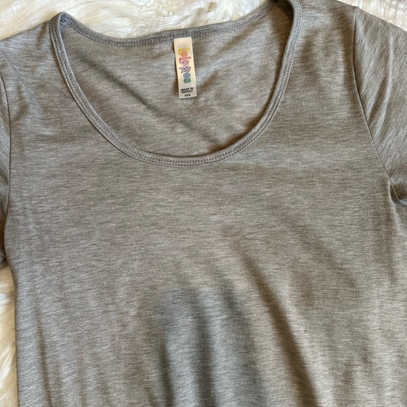 Gray Lularoe Classic Tee - Picture 2 of 7